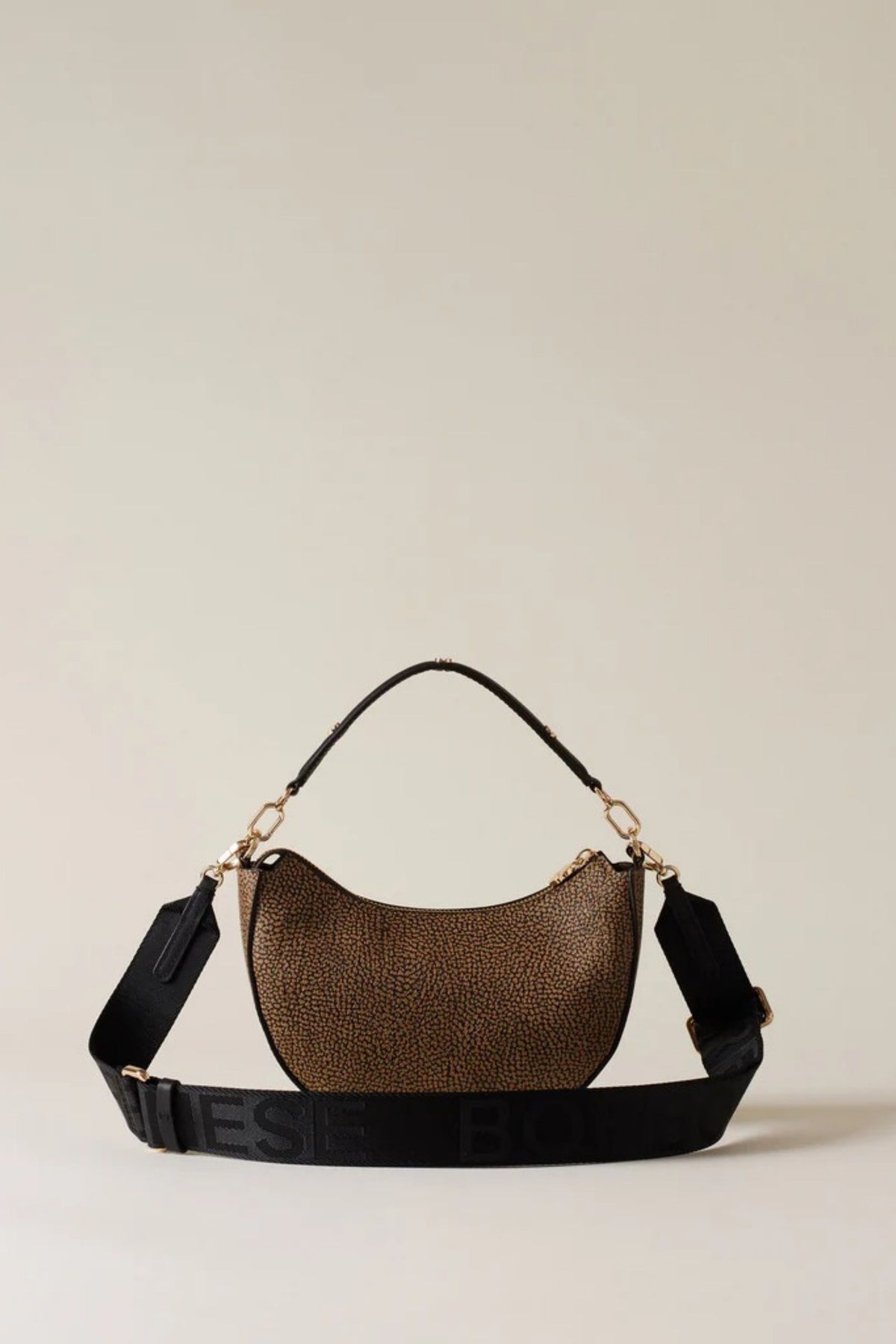 Borbonese Borsa Cross Over Naturale Donna - 3