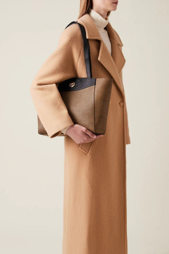 Borbonese Borsa Shopping Naturale Donna