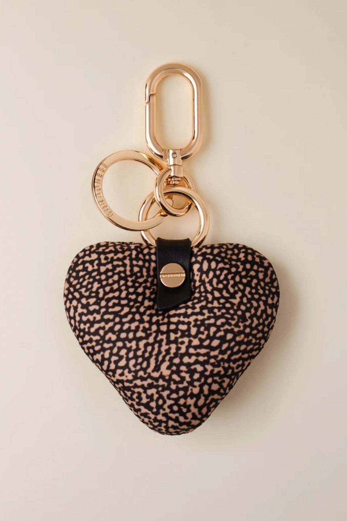 Borbonese Portachiavi Cuore Naturale Donna - 2