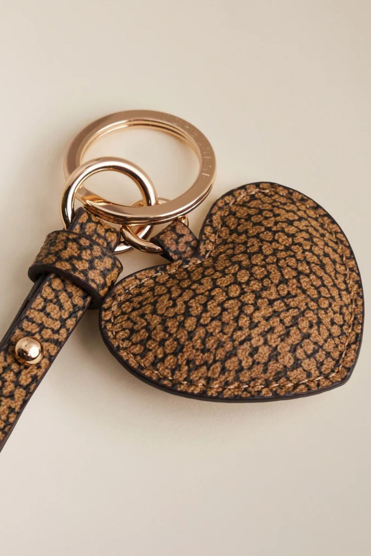 Borbonese Portachiavi Cuore Naturale Donna - 1