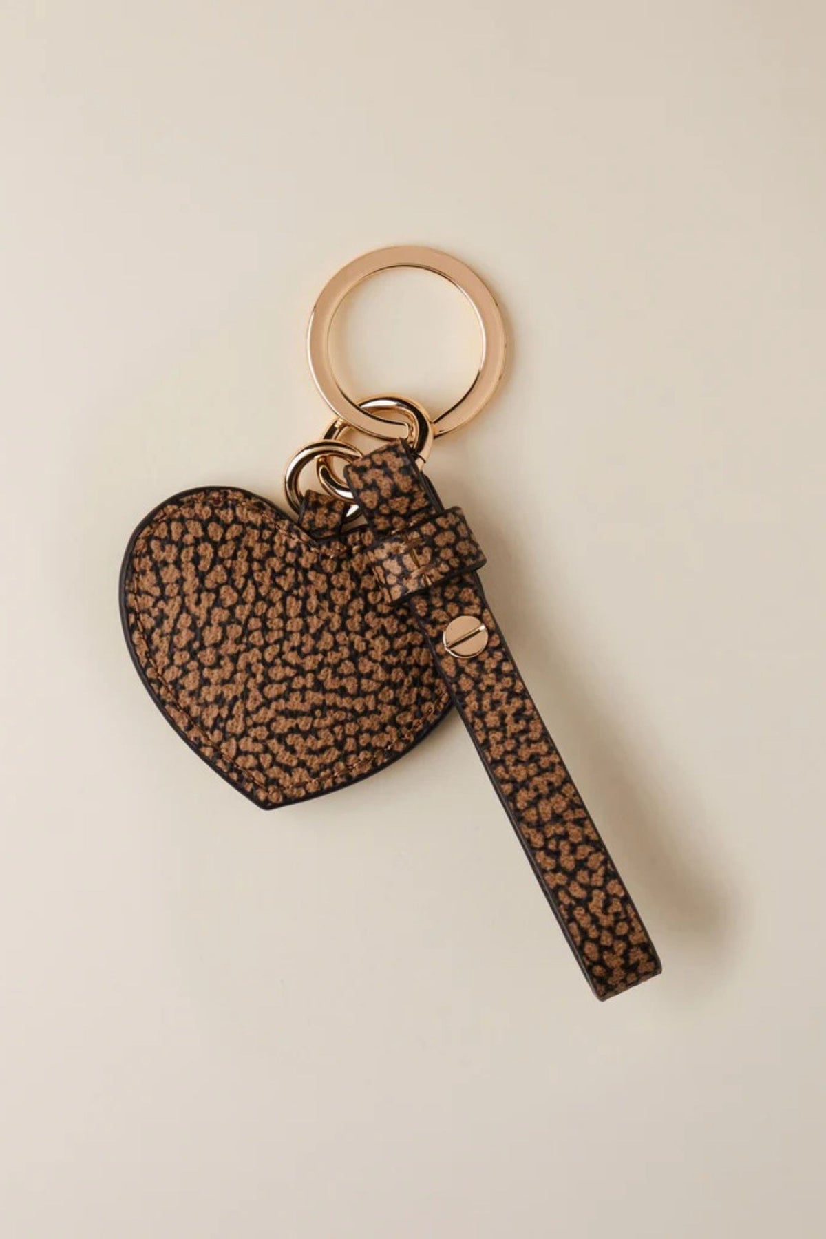 Borbonese Portachiavi Cuore Naturale Donna - 2