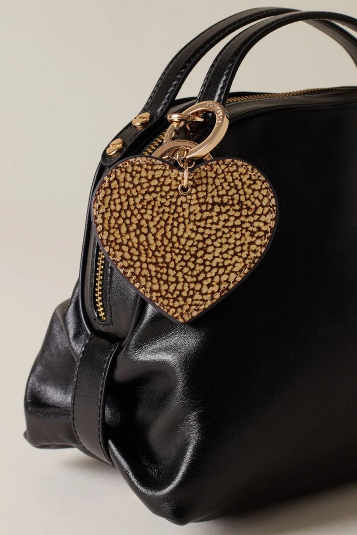 Borbonese Portachiavi Cuore Naturale Donna - 1