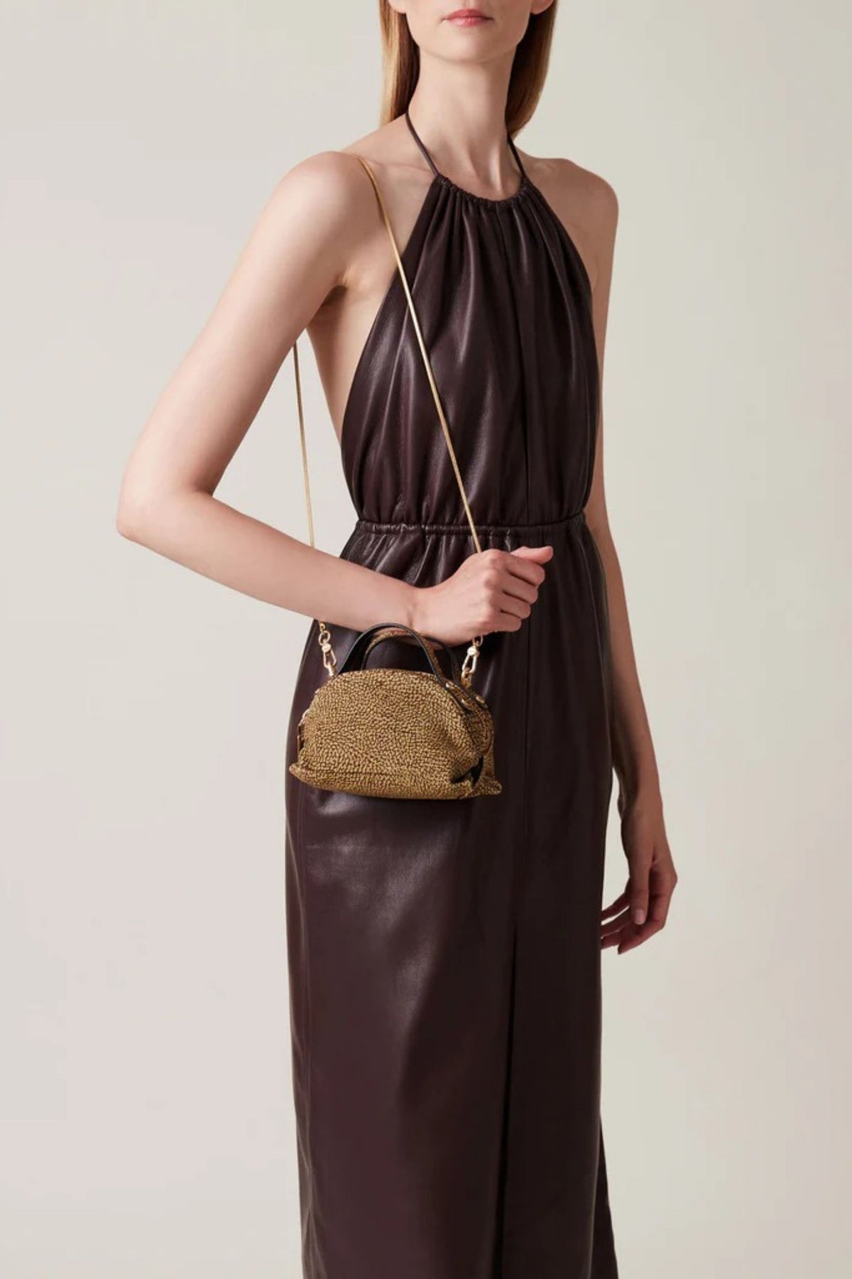 Borbonese Borsa Sexy Mini Naturale Donna - 1