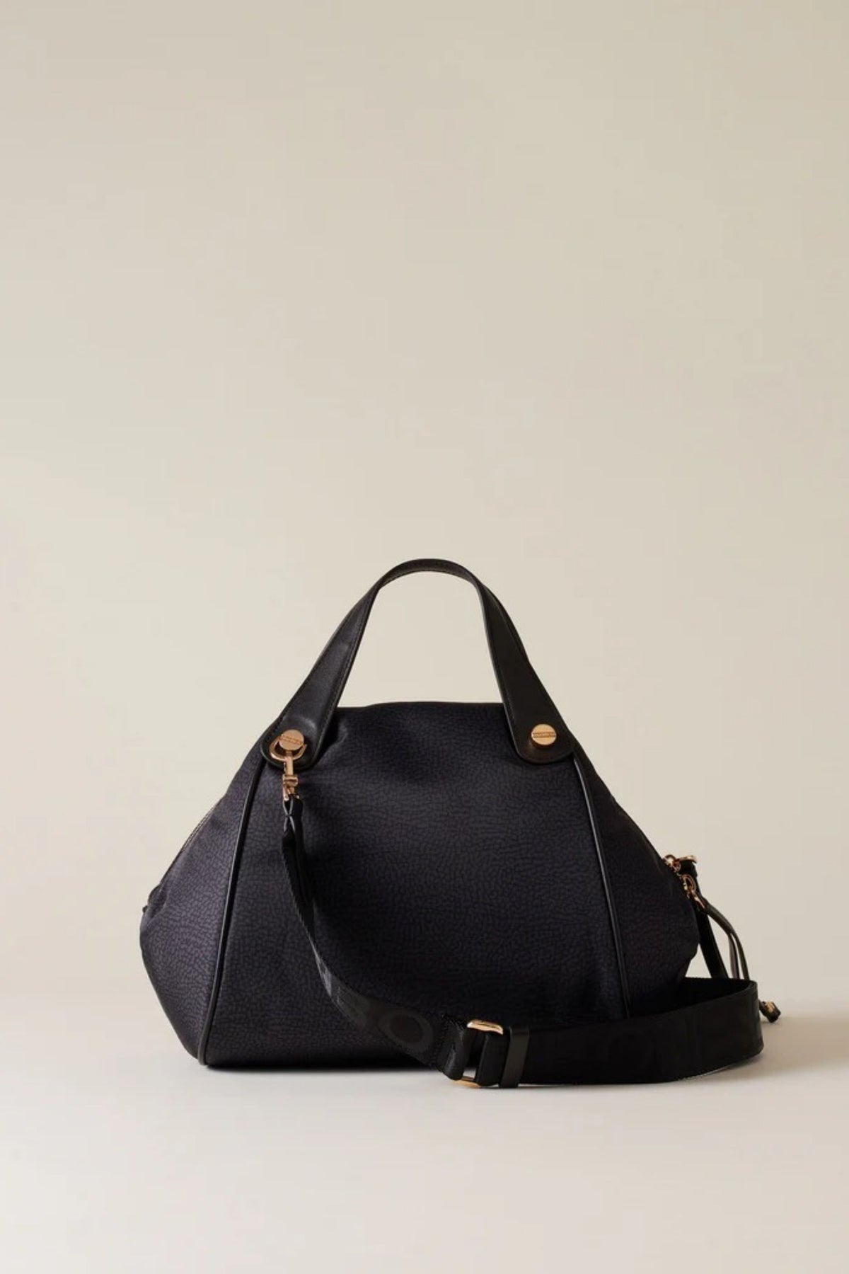 Borbonese Borsa Bauletto Nero Donna - 2