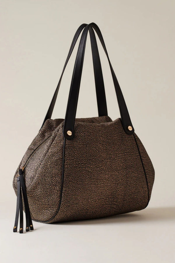 Borbonese Borsa Shopping Naturale Donna - 3