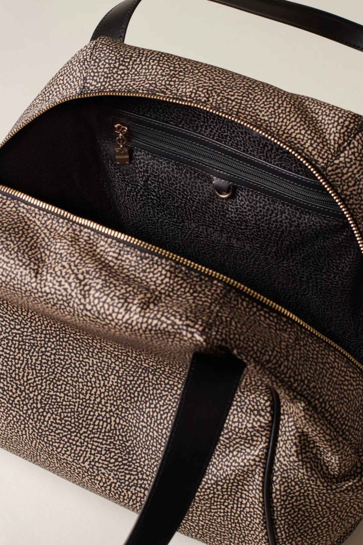 Borbonese Borsa Shopping Naturale Donna - 4