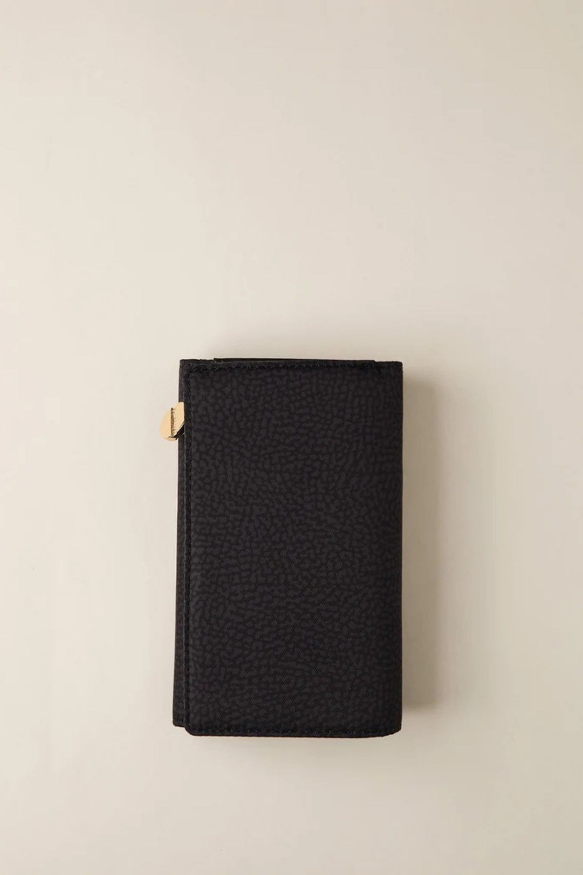 Borbonese Portafoglio Medio Patta Nero Donna - 3