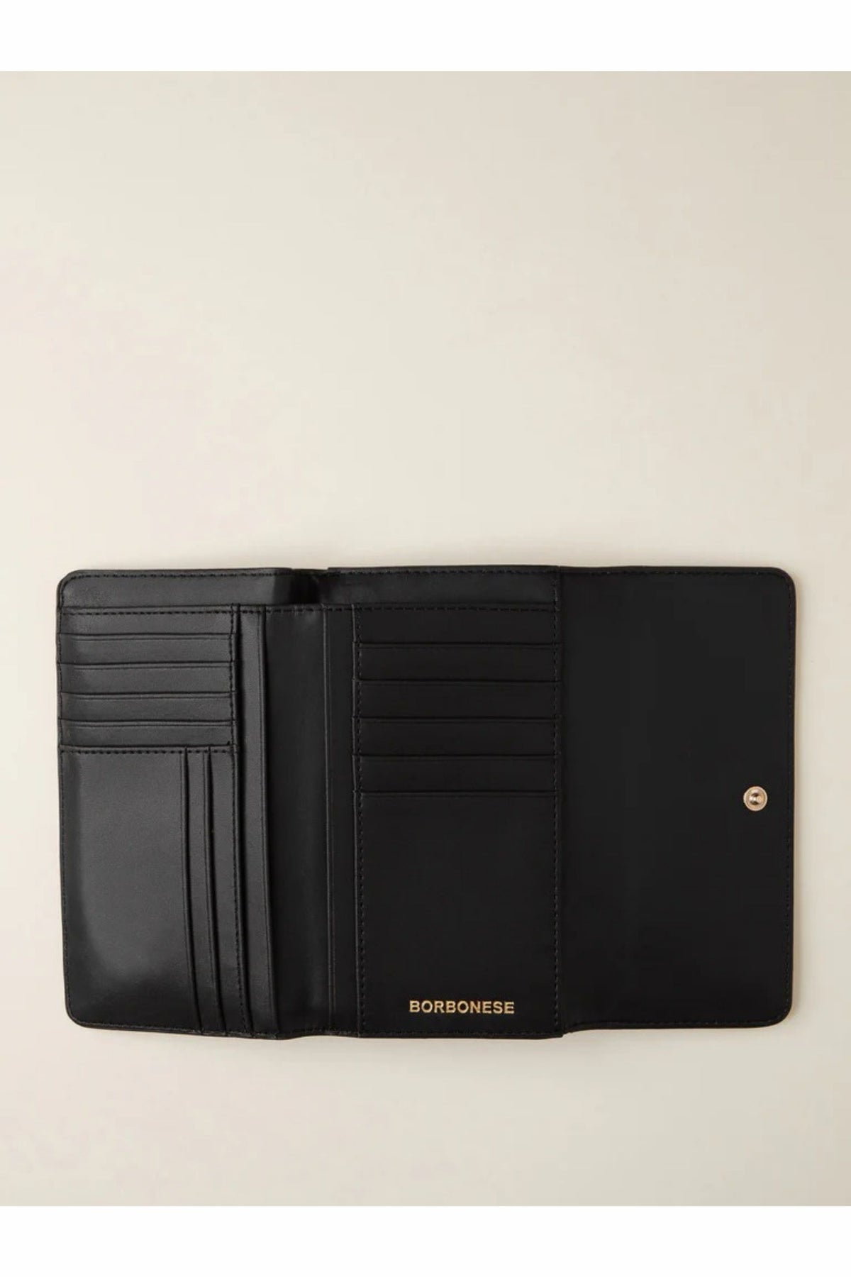 Borbonese Portafoglio Medio Patta Naturale Donna - 2