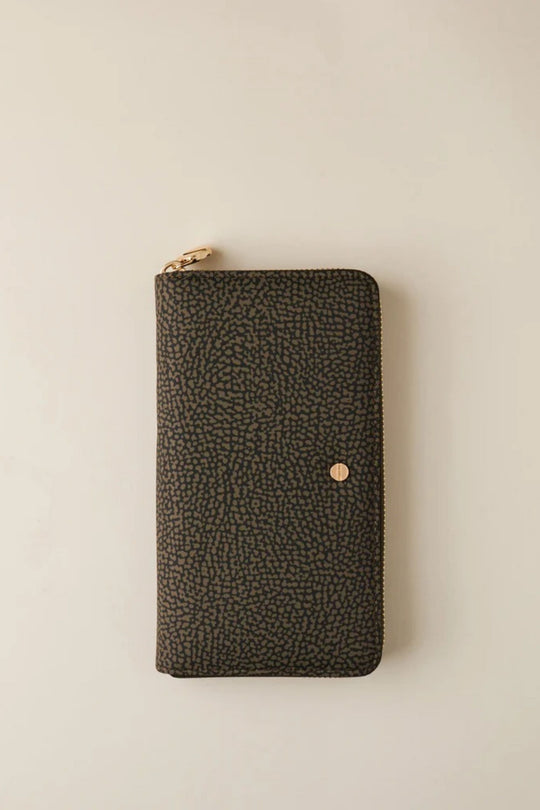 Borbonese Portafoglio Large Zip Donna