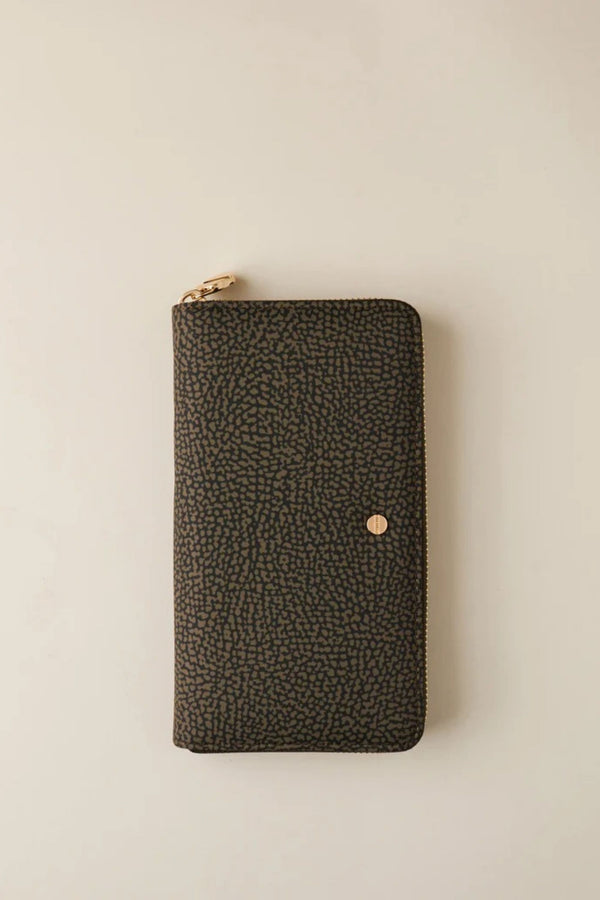 Borbonese Portafoglio Large Zip Donna - 1