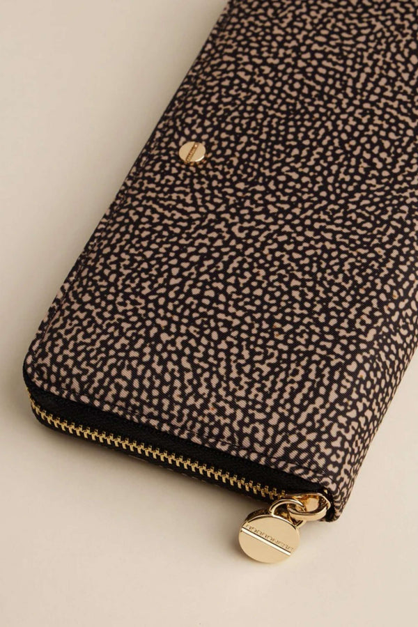 Borbonese Portafoglio Large Zip Naturale Donna - 4