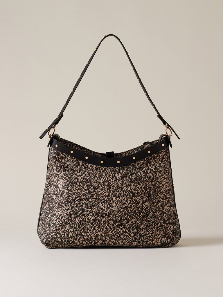 Borbonese Borsa Hobo Naturale Donna - 3