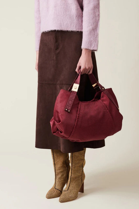 Borbonese Borsa Bauletto Medio Donna