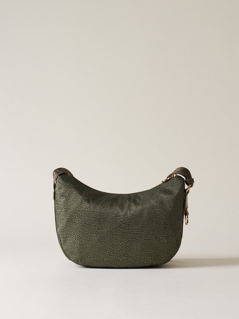 Borbonese Luna Bag Small Verde Donna - 3