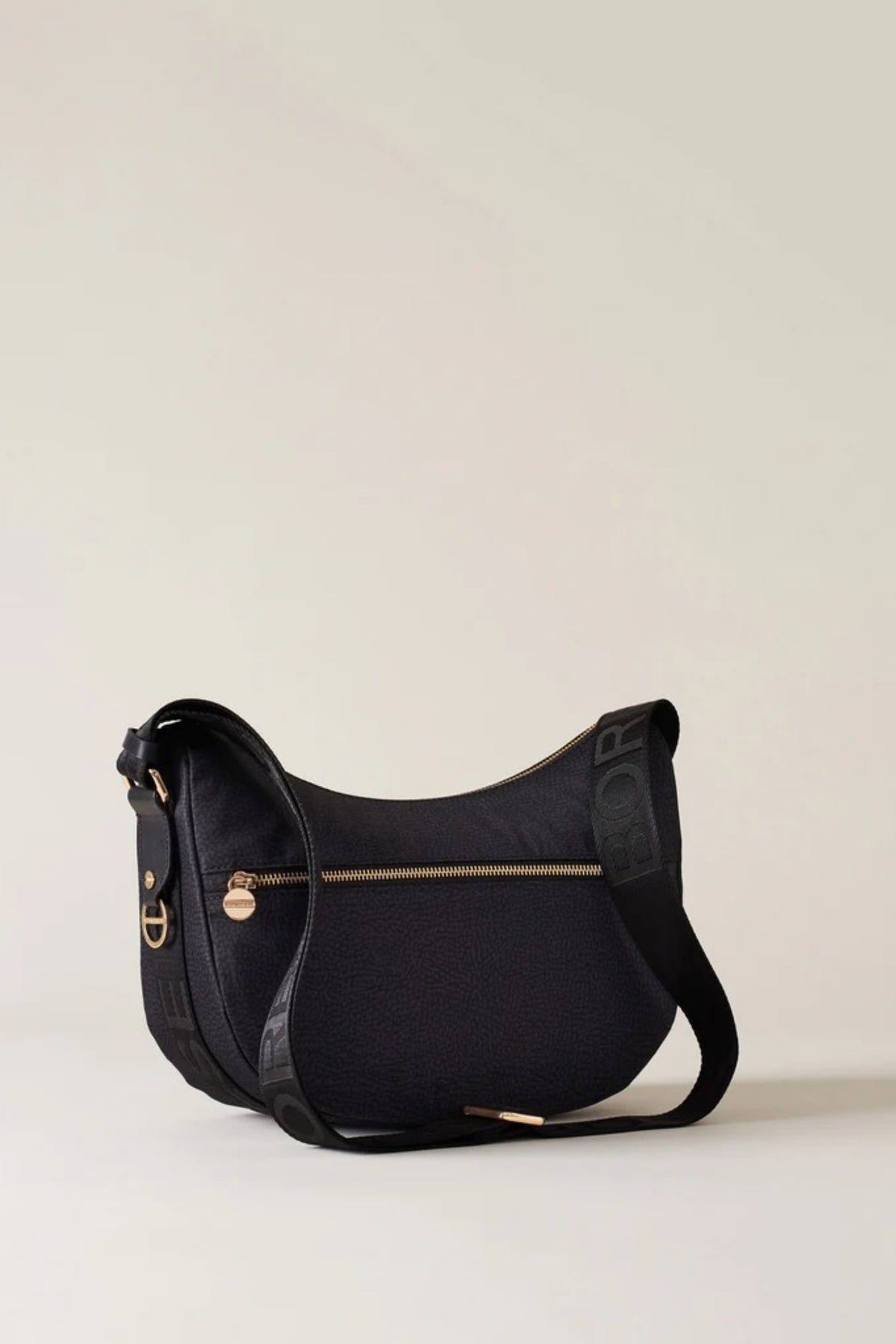 Borbonese Luna Bag Small Nero Donna - 2