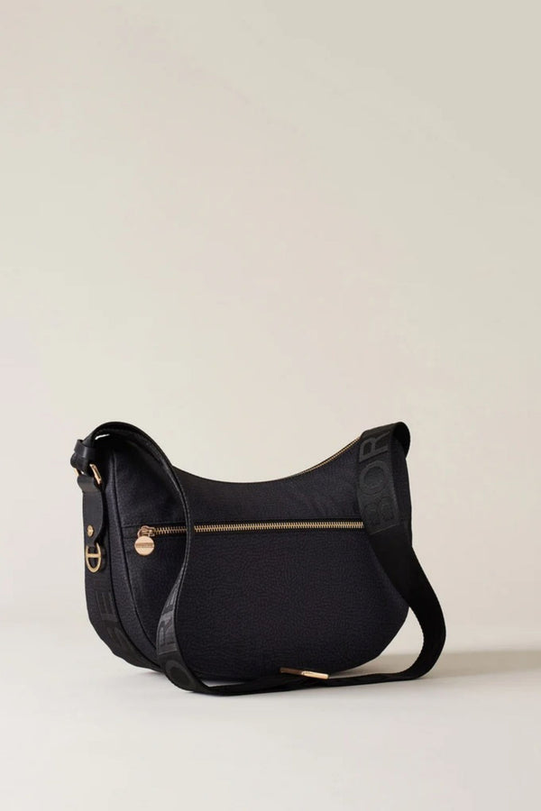 Borbonese Luna Bag Small Nero Donna - 2