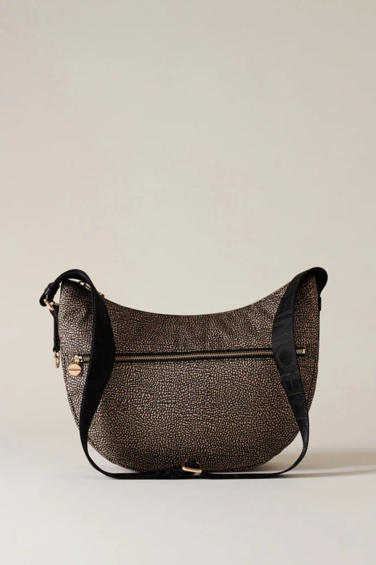 Borbonese Luna Bag Middle Naturale Donna - 2