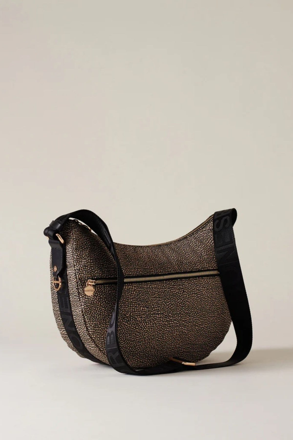 Borbonese Luna Bag Middle Naturale Donna - 3