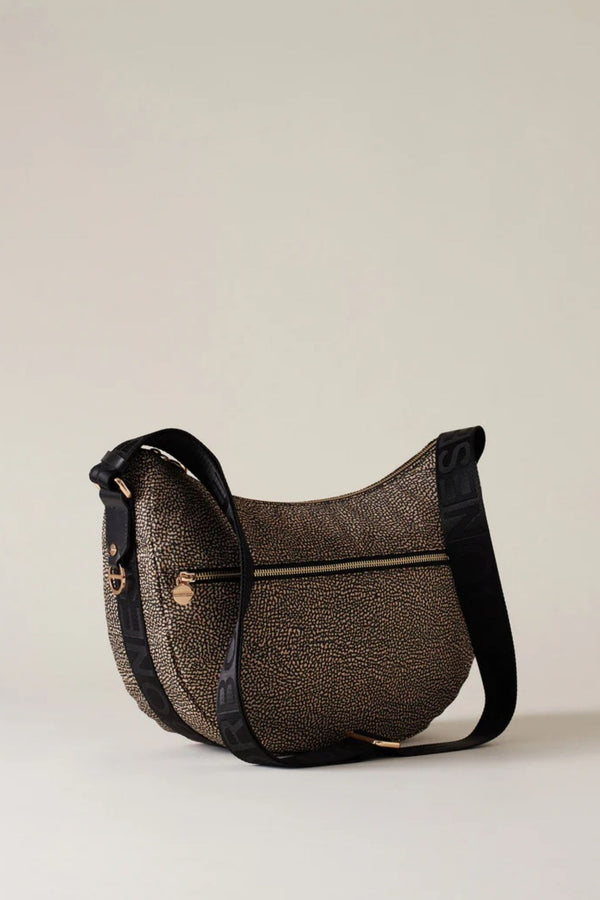 Borbonese Luna Bag Middle Naturale Donna - 3