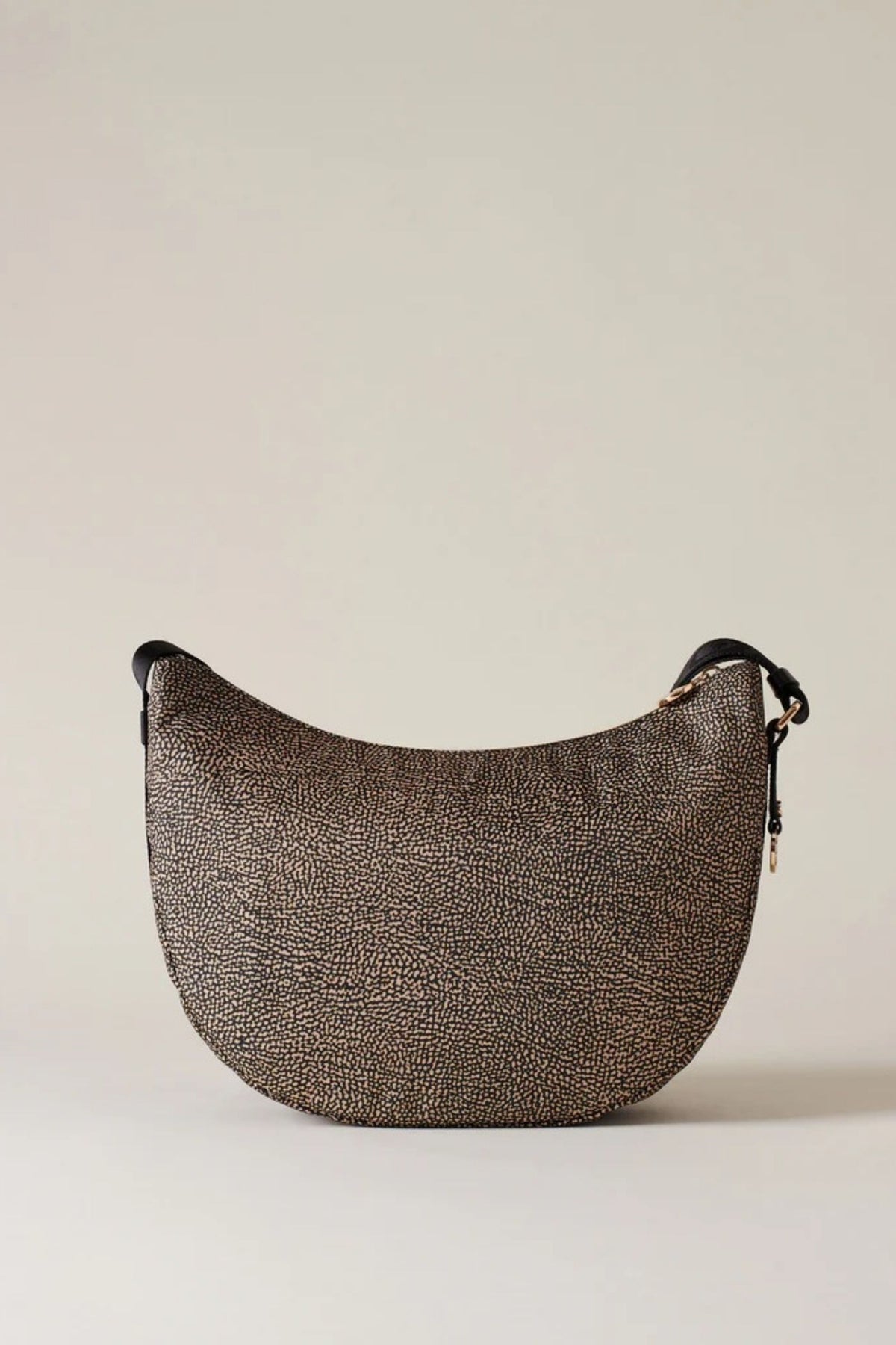 Borbonese Luna Bag Middle Naturale Donna - 4