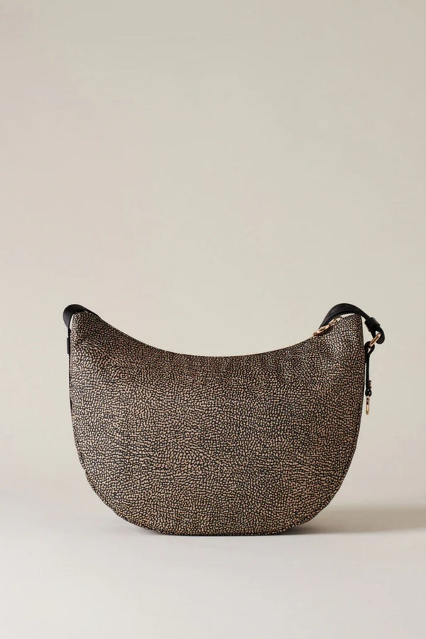 Borbonese Luna Bag Middle Naturale Donna - 4