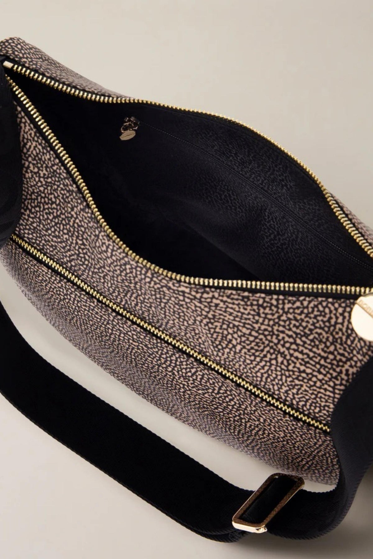 Borbonese Luna Bag Middle Naturale Donna - 5