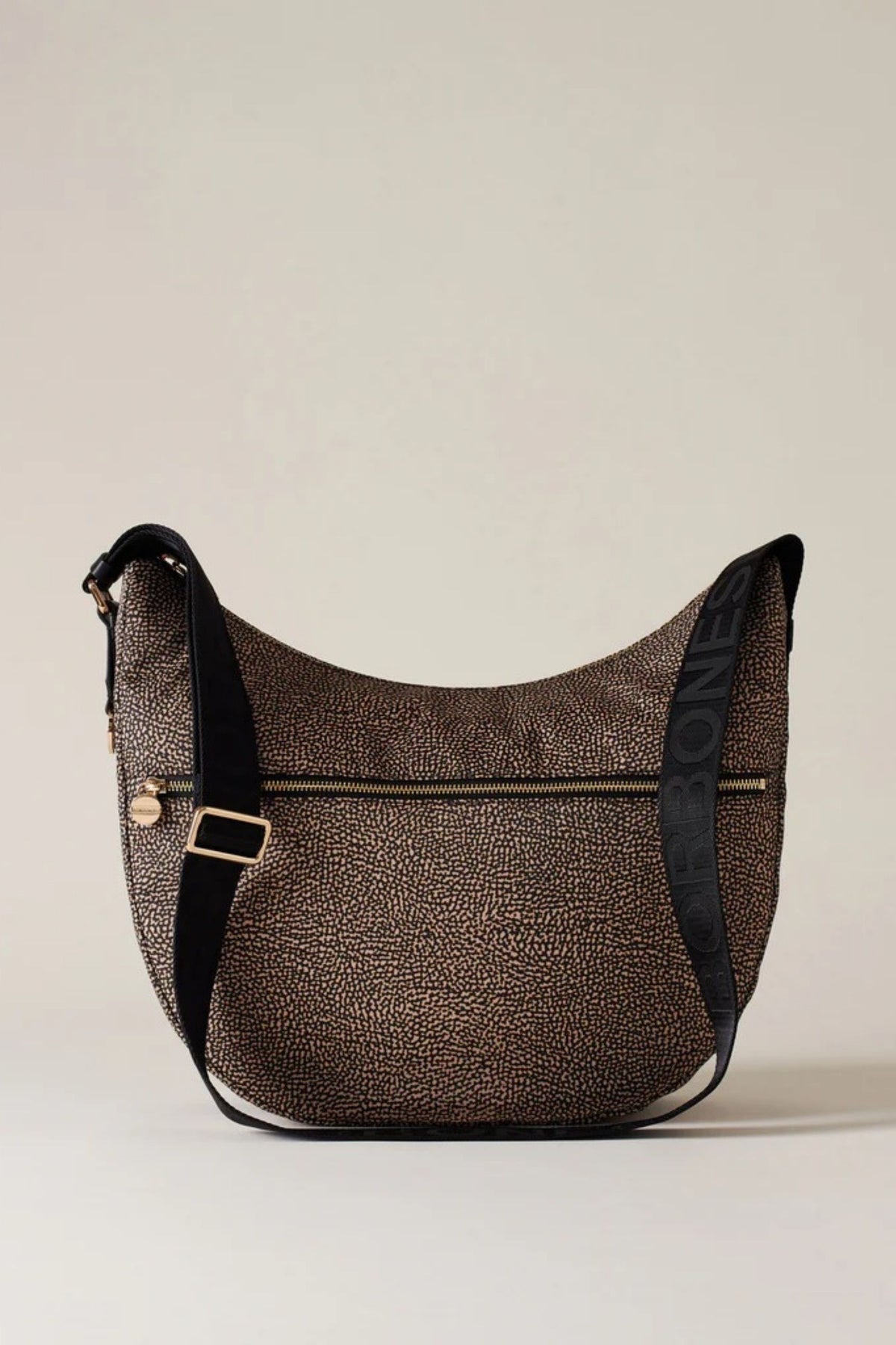 Borbonese Luna Bag Medium Naturale Donna - 2