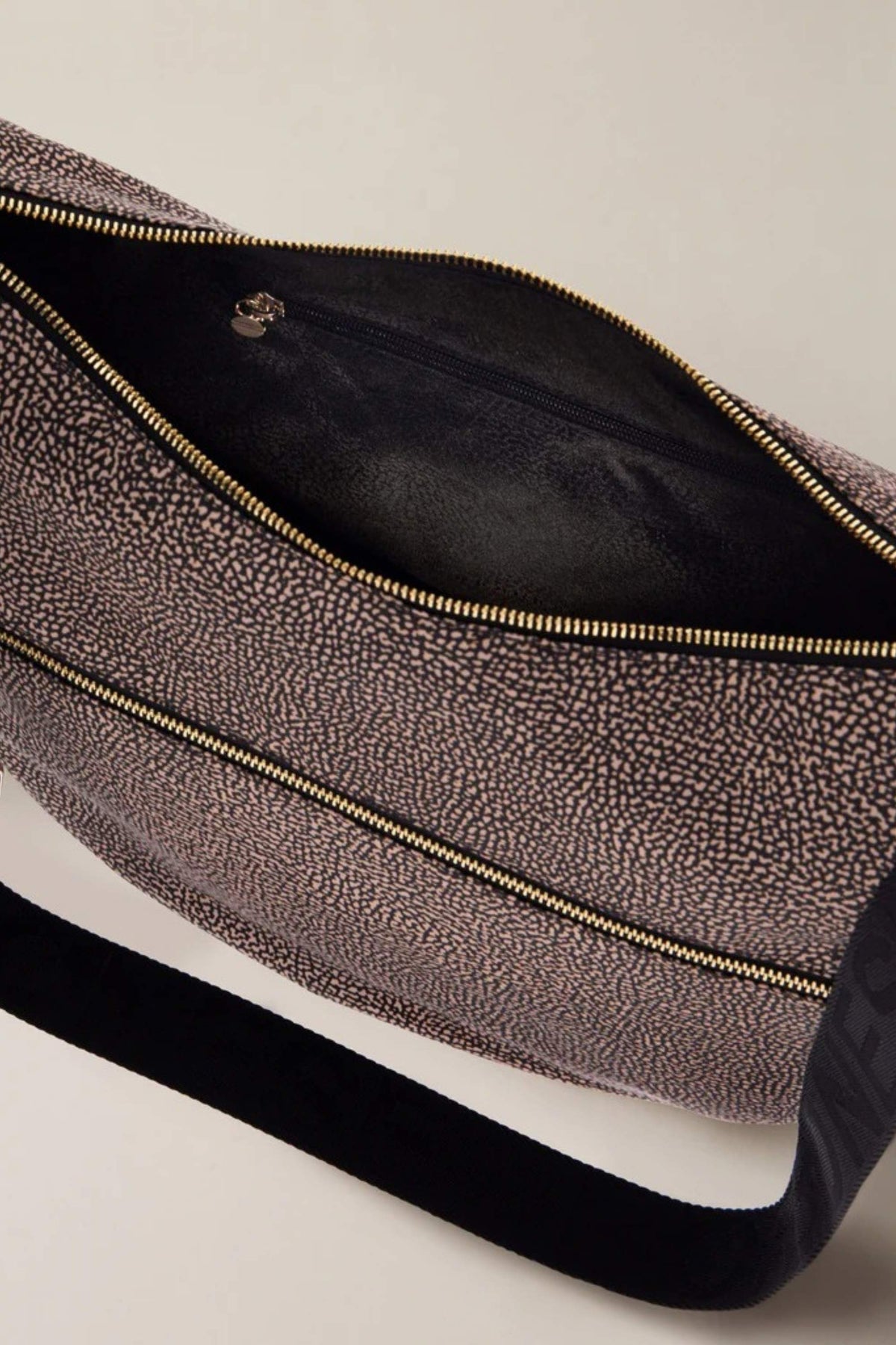 Borbonese Luna Bag Medium Naturale Donna - 4