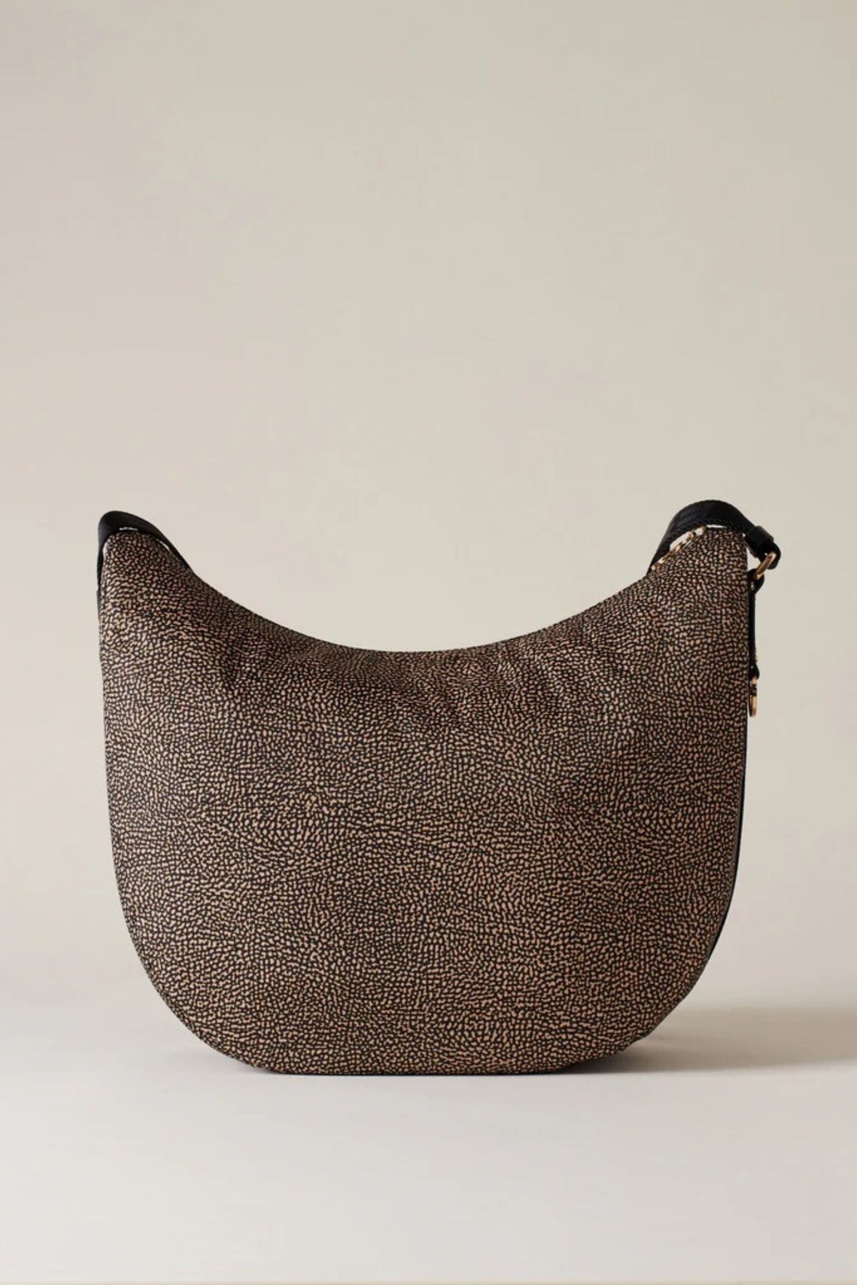 Borbonese Luna Bag Medium Naturale Donna - 5