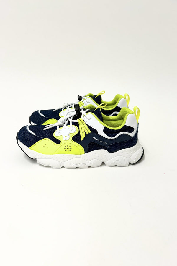 Flower Mountain Sneaker Yamano 3 Junior Giallo Bambino - 3