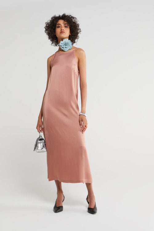 Ottod'ame Abito Spallini Lungo Donna