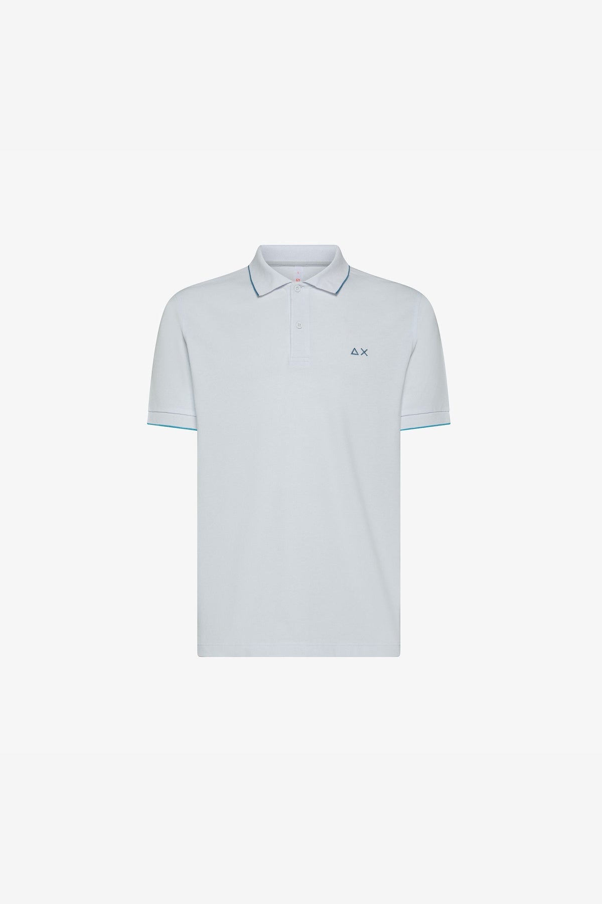 Sun 68 Polo Small Stripes Bianco Uomo - 1