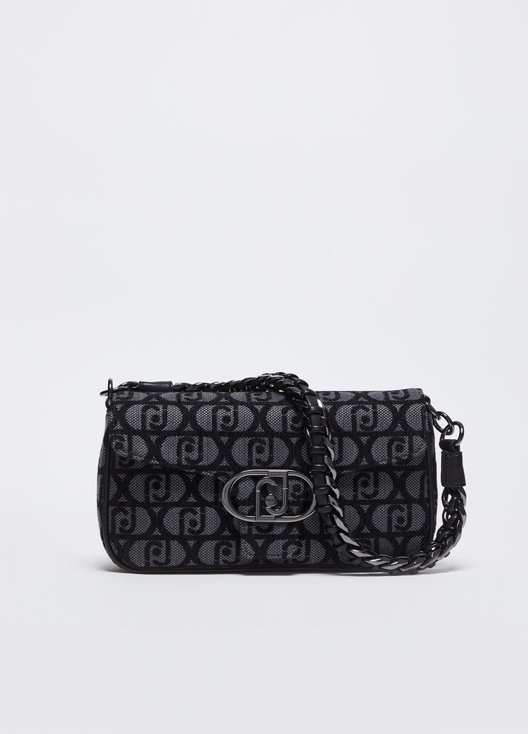 Liu Jo Crossbody M Patta Tessuto Nero Donna - 1