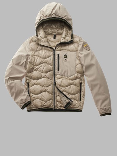 Blauer Piumino Bitess Trap. Ondine Beige Uomo - 4