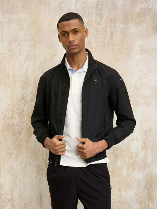 Blauer Piumino Soft Shell Light Nero Uomo