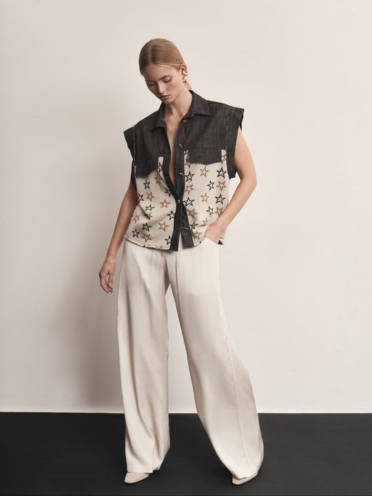 Akep Gilet Denim Donna