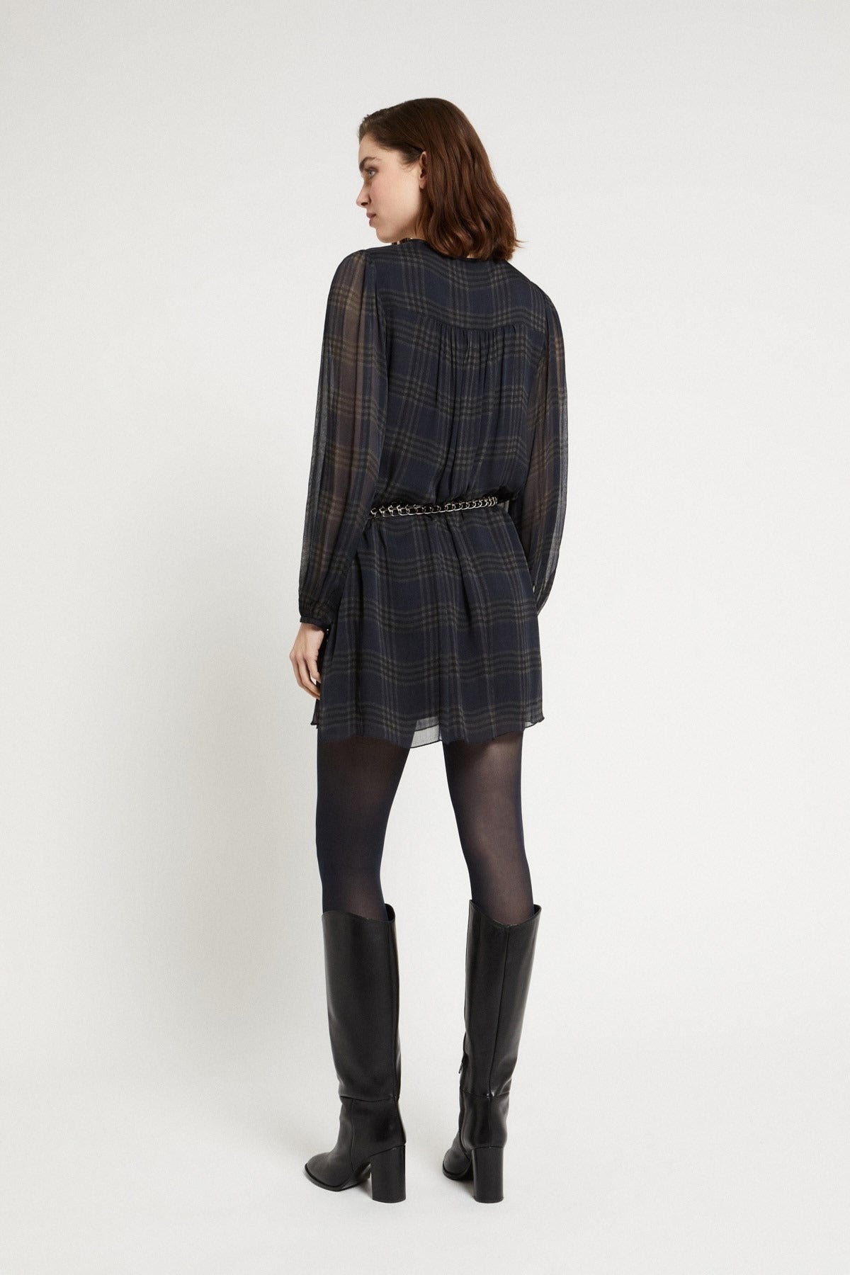 Ottod'ame Abito Organza Plissettato Naturale Donna - 2