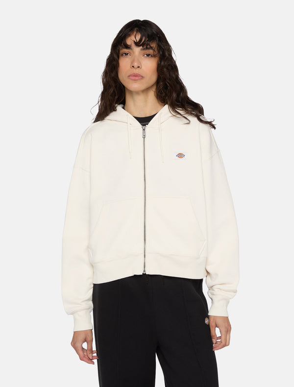 Dickies Oakport Zip Hoodie Beige Donna - 1