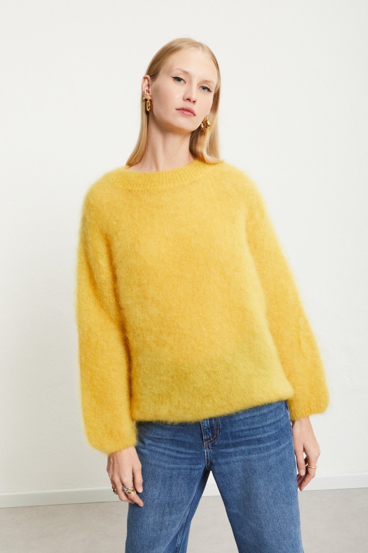 Ottod'ame Pull Girocollo In Mohair Donna - 2