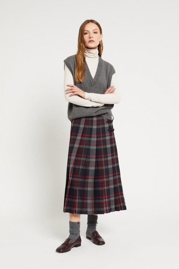 Ottod'ame Gilet V Grigio Donna - 1