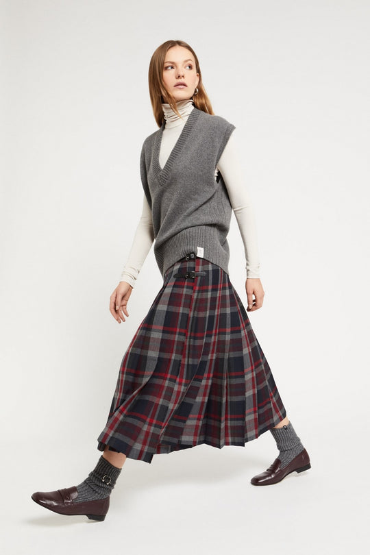 Ottod'ame Gonna Kilt Longuette Naturale Donna