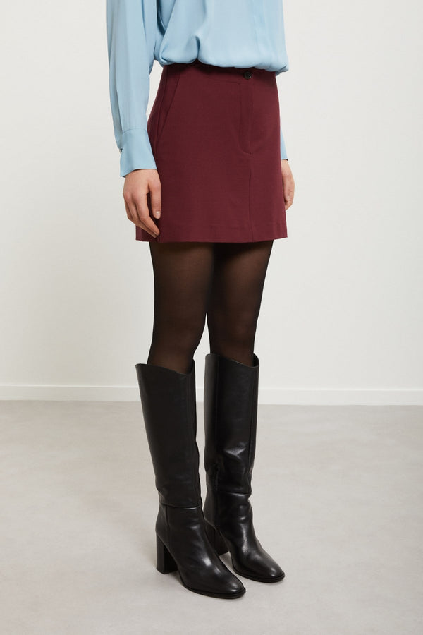 Ottod'ame Minigonna Fresco Lana Donna - 2