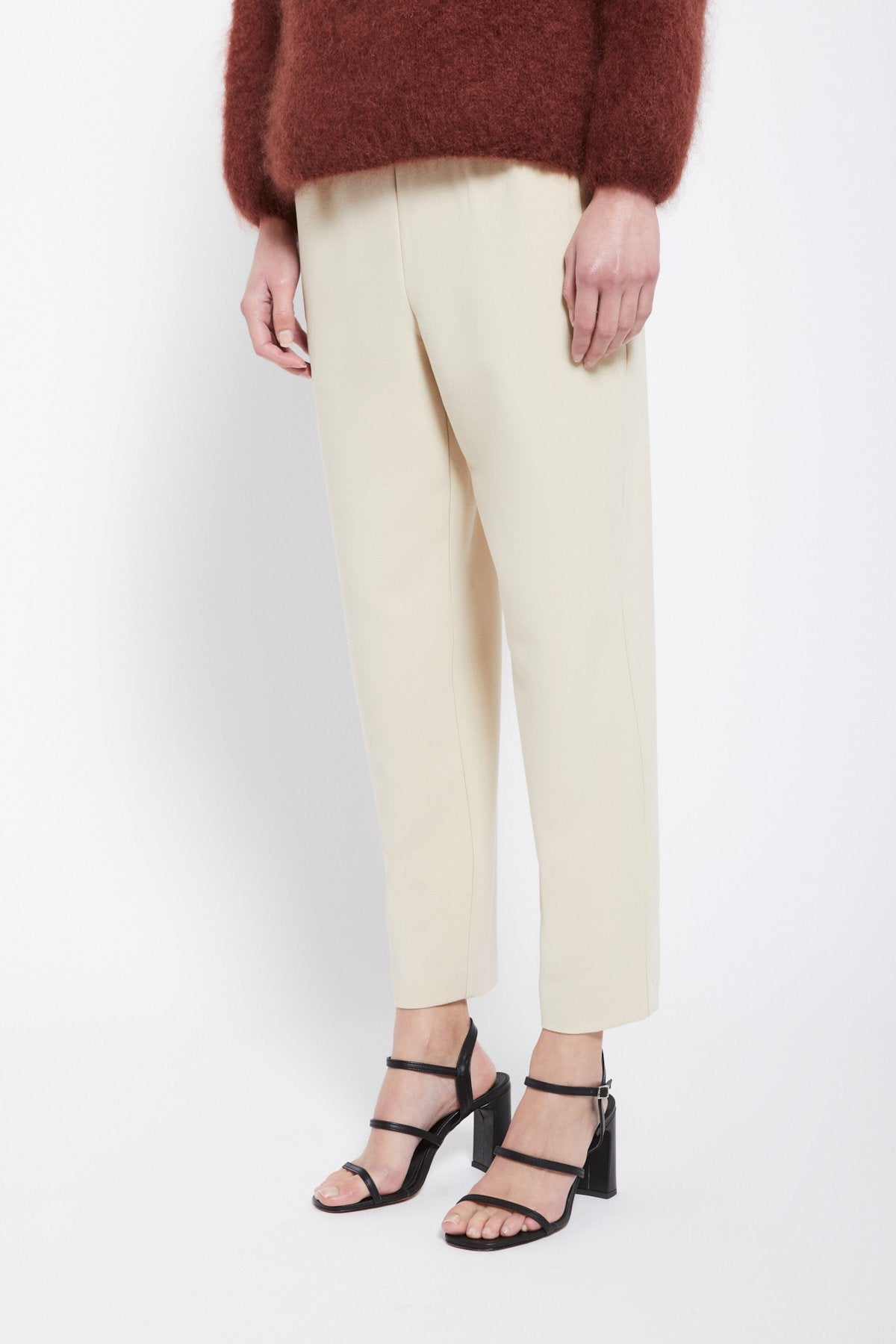 Ottod'ame Pantalone Elastico Cinzia Beige Donna - 2