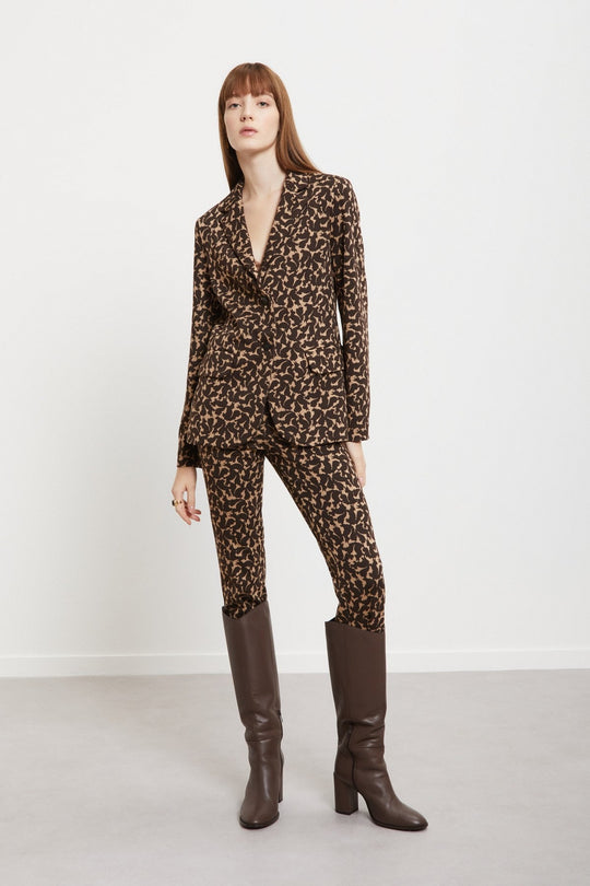 Ottod'ame Pantalone Zampa Scoiattoli Naturale Donna