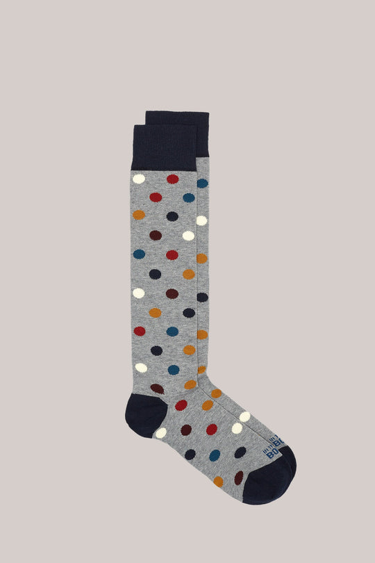 In The Box Calza Pois Grigio Uomo