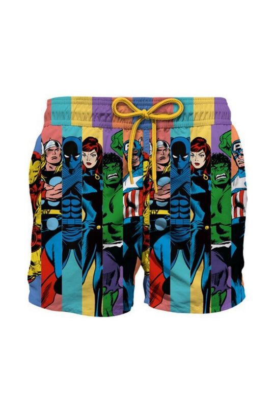 Mc2 Saint Barth Placed Print Swim Short Bambino
