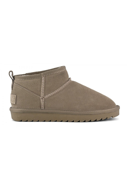 Colors Of California Short Winter Boot Suede Grigio Donna