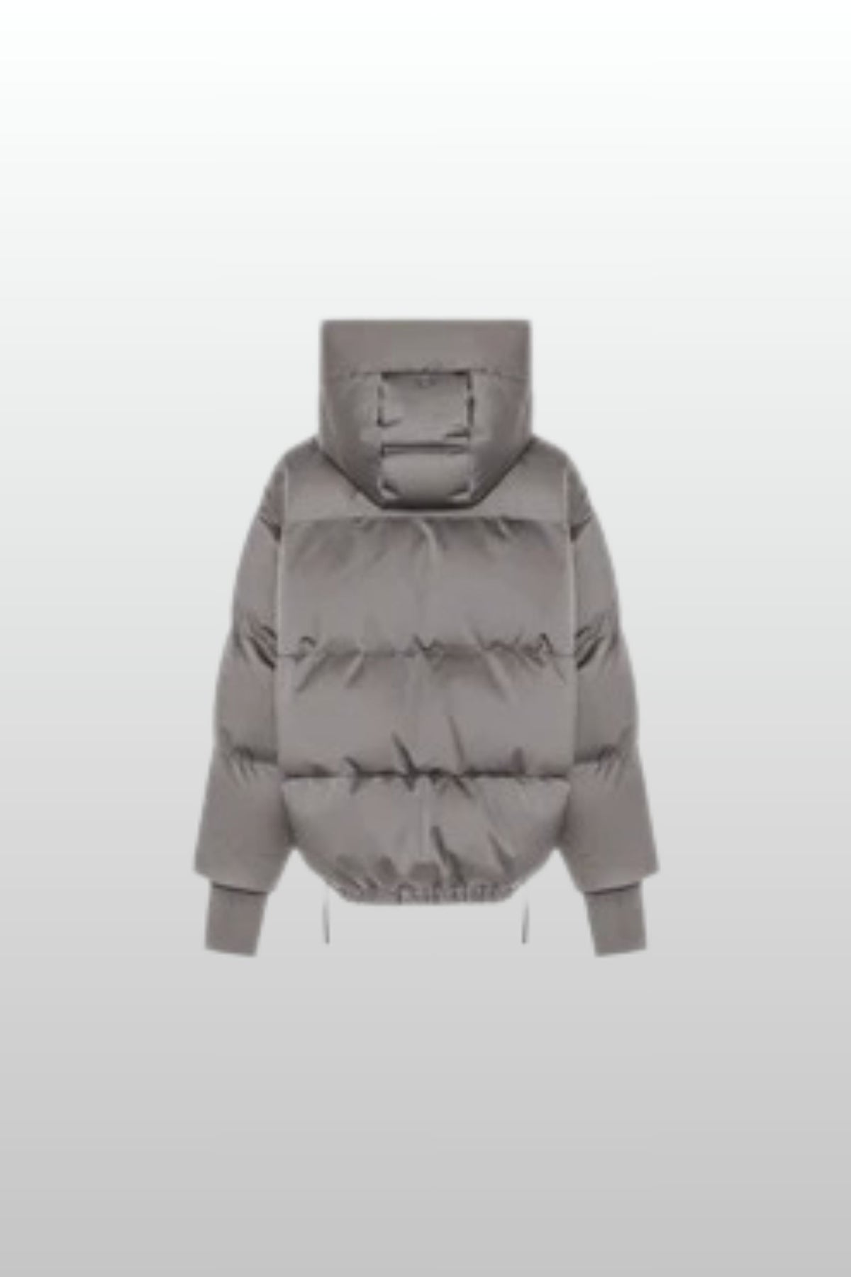 Duno Piumino Corto Oversize Marrone Donna - 3