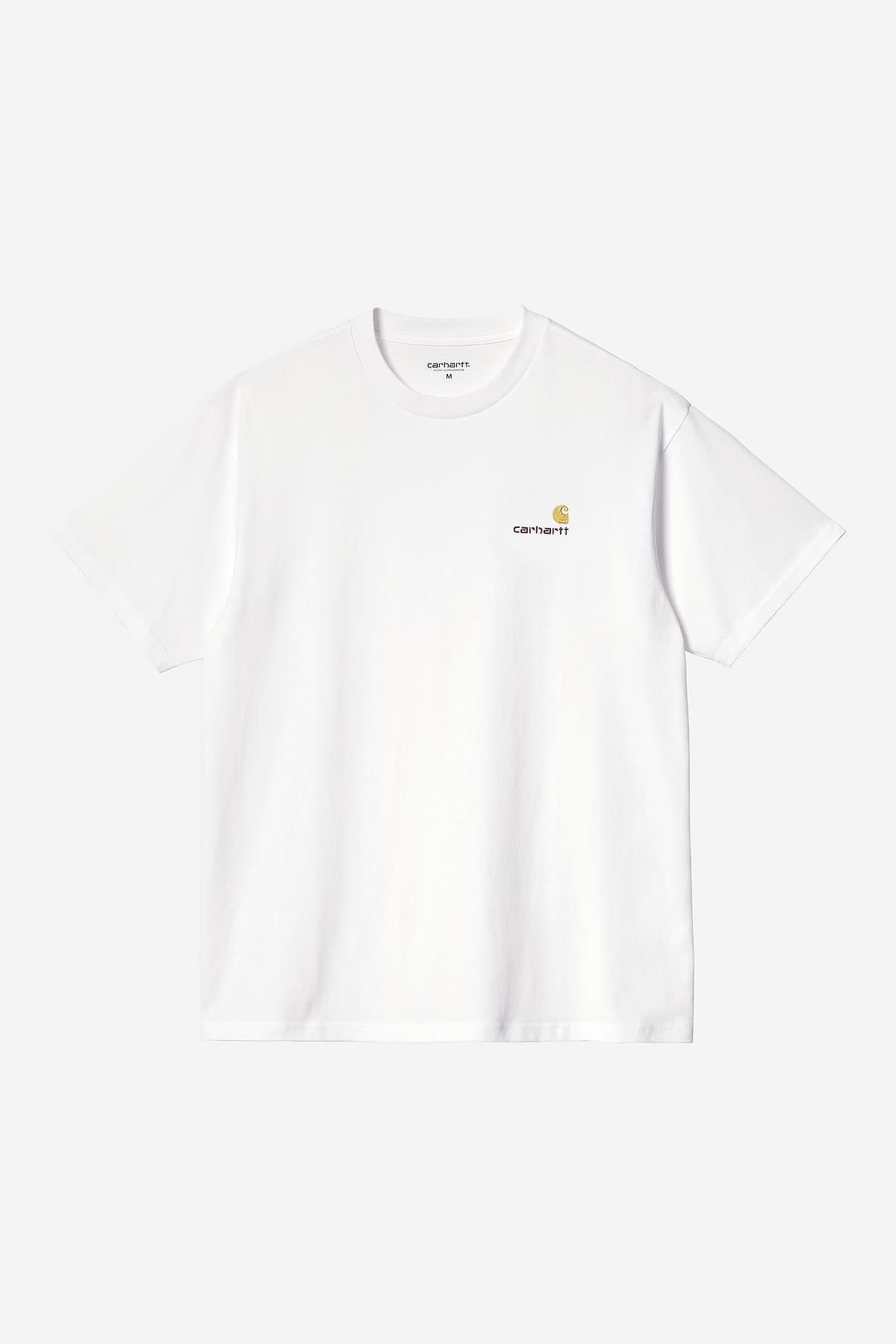 Carhartt Wip American Script T-shirt Bianco Uomo - 1