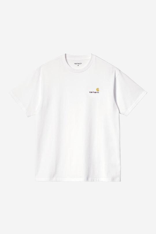 Carhartt Wip American Script T-shirt Bianco Uomo